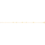 9k Yellow Gold Ladies Star Bracelet - Image 2