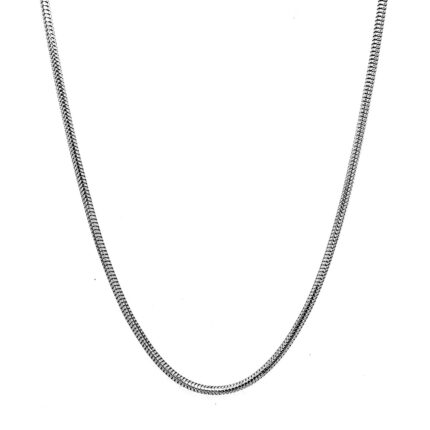 14k White Gold Snake Chain - 1.30 mm