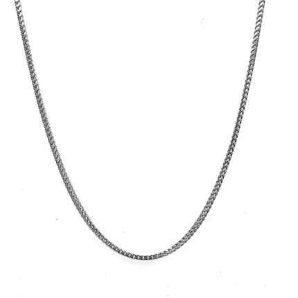 14k White Gold Franco Chain - 0.95 mm