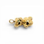 14k Yellow Gold Bear Pendant - Image 3