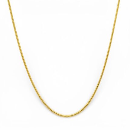 14k Yellow Gold Snake Chain - 0.80 mm