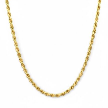9k Yellow Gold Rope Chain - 1.70 mm