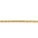 14k Yellow Gold Byzantine Bracelet - 2 mm - Image 2