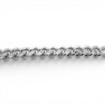 925 sterling silver 10 mm with box clasp, solid links.
