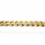 9k Yellow Gold Miami Cuban Bracelet Light Links - 18 mm - Image 13