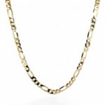 9k Yellow Gold Solid Figaro Franco Chain - 2.8 mm