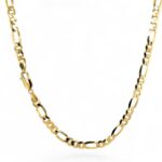 9k Yellow Gold Solid Figaro Franco Chain - 2.8 mm - Image 2
