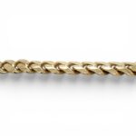 9k Yellow Gold Miami Cuban Bracelet Light Links - 16 mm - Image 4