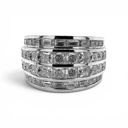950 Platinum Lab Grown Diamond Stone Set Ring