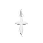 925 Sterling Silver Fancy Plain Cross Pendant - 3 Different Sizes - Image 2