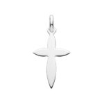 925 Sterling Silver Fancy Plain Cross Pendant - 3 Different Sizes - Image 3