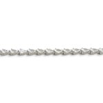 925 Sterling Silver Pear Cut Claw Set Tennis Bracelet - 3.5 mm - Image 7