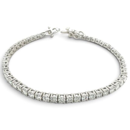 925 Sterling Silver Tennis Bracelet - 3.5 mm