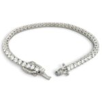 925 Sterling Silver Tennis Bracelet - 3.5 mm - Image 3