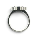 925 Sterling Silver Clover Onyx Ring - 14 mm - Image 2