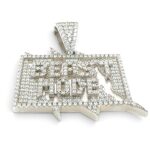 925 Sterling Silver Beast Mode Cz Pendant - Image 2