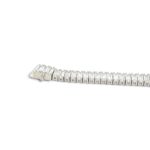 925 Sterling Silver Baguette Cz Tennis Bracelet - 5 mm - Image 3