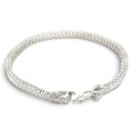 925 Sterling Silver Baguette Cz Tennis Bracelet - 5 mm - Image 4
