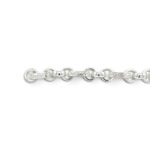 925 Sterling Silver Patterned Gypsy Link Belcher Bracelet - 9 mm - Image 3