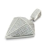 925 Sterling Silver Diamond Cz Pendant - Image 4