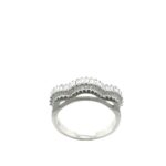 925 Sterling Silver Cz Signet Ring - SR00241 - Image 3